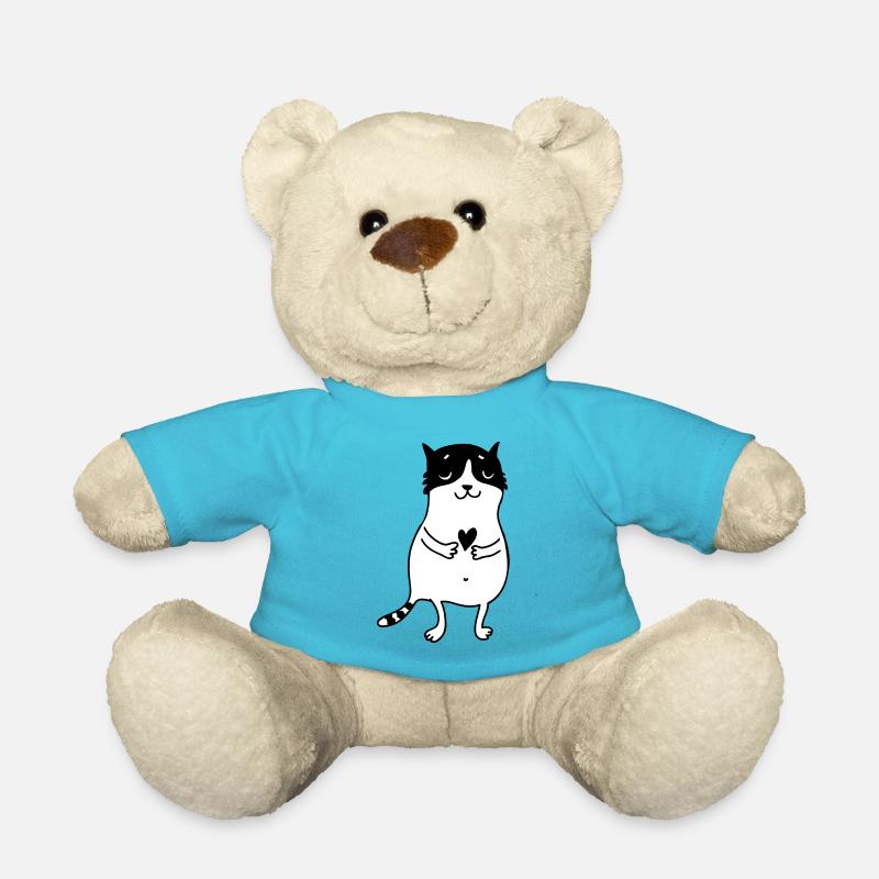 Katze - Teddy - Atollblau