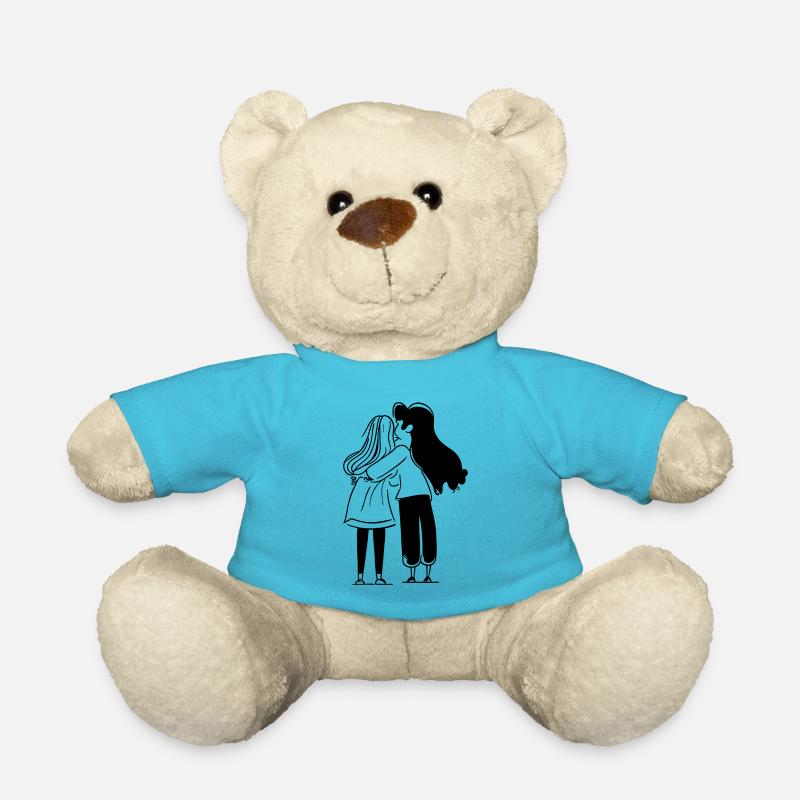 Freundschaft - Teddy - Atollblau