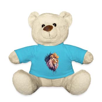Lion - Teddy Bear - atoll blue - Front