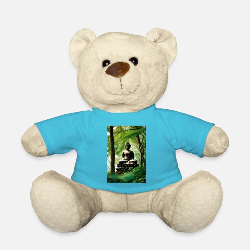 Buddha I - Teddy Bear - atoll blue