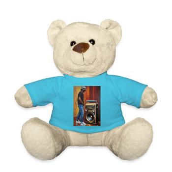 Old School Ghettoblaster - Teddy - Atollblau - Vorne