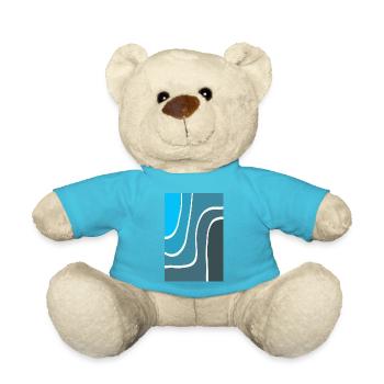 Vague bleue - Nounours - bleu outremer - Devant