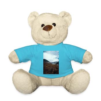Zauberhafte Winternacht - Teddy - Atollblau - Vorne