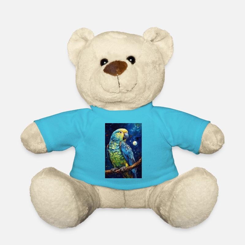 Papagei - Teddy - Atollblau