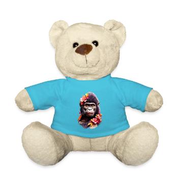 Gorilla V1 24 23 - Teddy Bear - atoll blue - Front