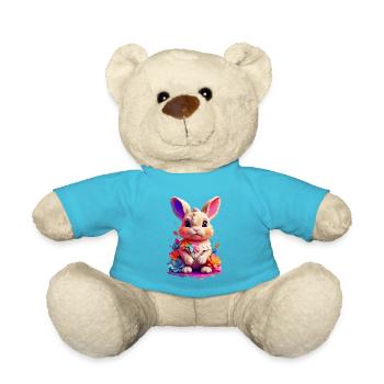 Hase Bunny V1 24 08 - Teddy - Atollblau - Vorne