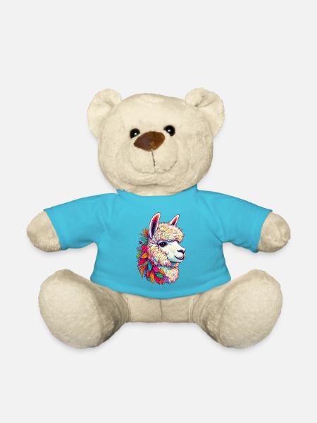 Alpaca - Teddy Bear - atoll blue