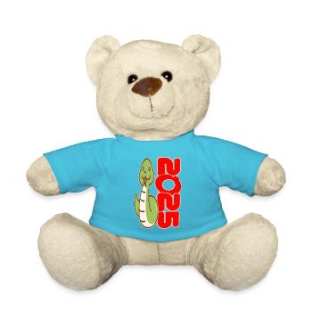 Green Snake Anime 2025 - Teddy Bear - atoll blue - Front