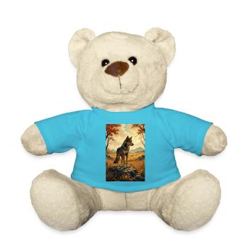 L’image du loup - Nounours - bleu outremer - Devant