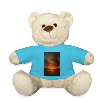 Sunset - Teddy Bear - atoll blue - Front