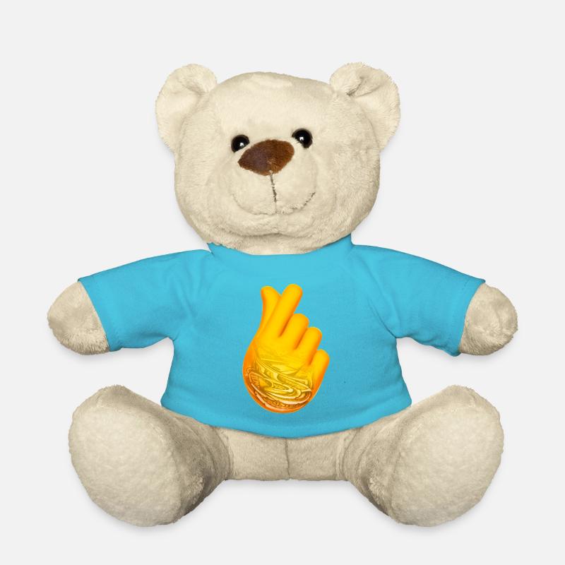Der Aufkleber - Teddy - Atollblau