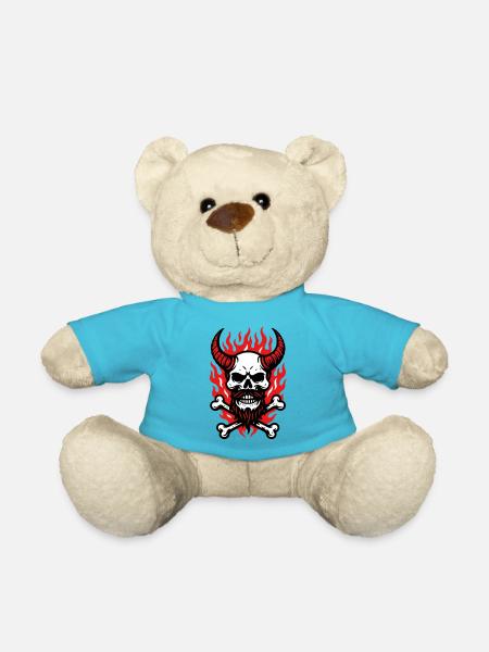 Fire Skull Demon - Teddy - Atollblau