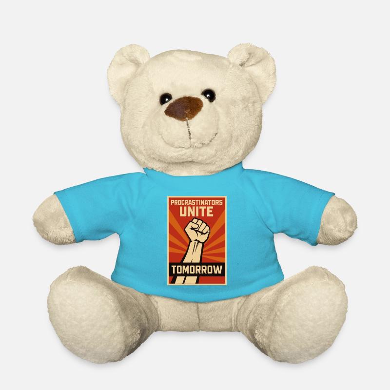 Prokrastinierer, Procrastinators Unite, Tomorrow - Teddy - Atollblau