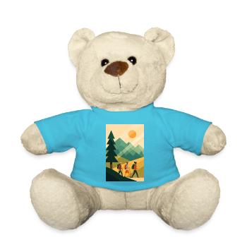 Aventure Montagneuse Minimaliste - Nounours - bleu outremer - Devant