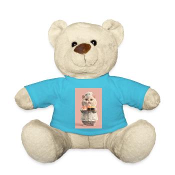 Pastel Sushi Chef Katze - Teddy - Atollblau - Vorne