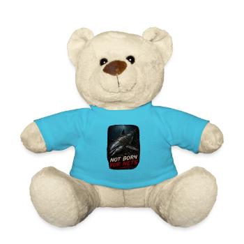 Not Born For Nets – Delfin Geisternetz - Teddy - Atollblau - Vorne