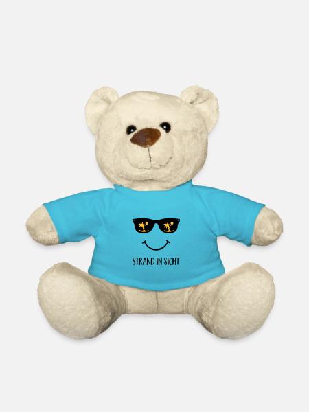 Strand in Sicht - Teddy - Atollblau