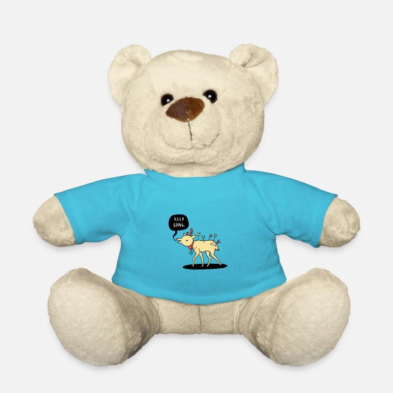 Kep Going Deer - Continuez - motivation - Nounours - bleu outremer