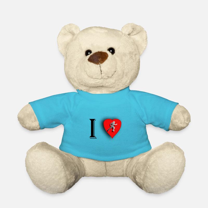 J'aime courir courir - Nounours - bleu outremer