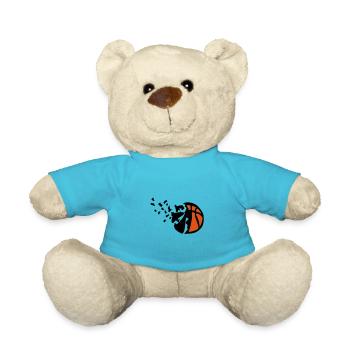 Explosion basketball Destrukturierungsmittel - Teddy - Atollblau - Vorne