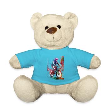 City bike sport art #bike - Teddy Bear - atoll blue - Front