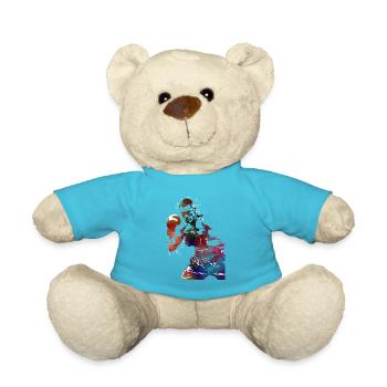 Boxing sport #boxing - Teddy Bear - atoll blue - Front