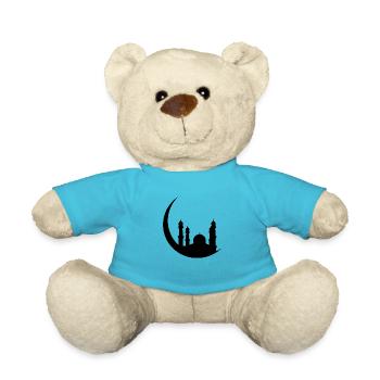 Islam Mosque Ramandan - Teddy Bear - atoll blue - Front
