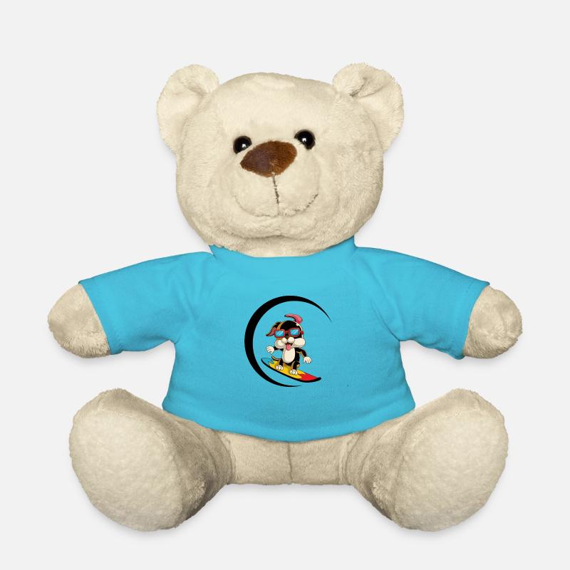 Chien chien - Nounours - bleu outremer