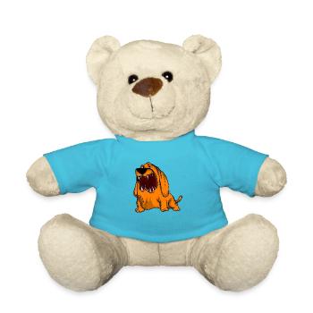 Funny dogs 11 - Teddy Bear - atoll blue - Front