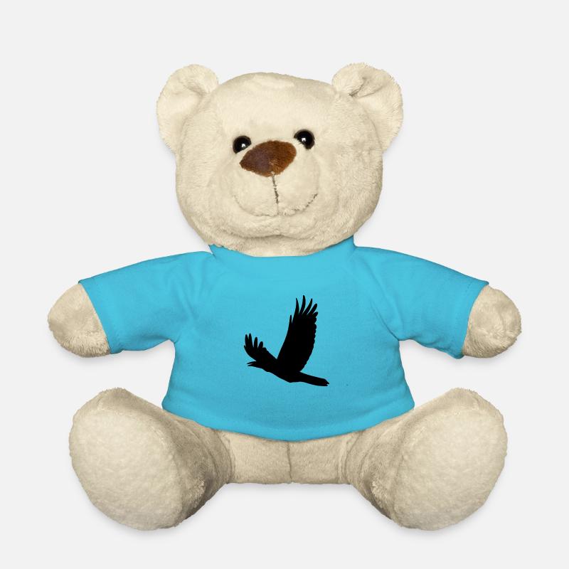 Corbeau volant - Nounours - bleu outremer