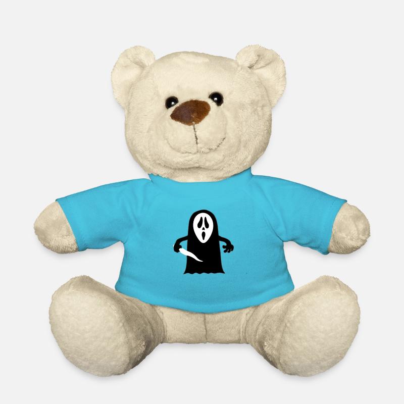 Boo Gesicht - Teddy - Atollblau
