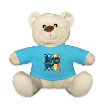 Padel Paddle Raquette Tennis Sport I Cadeau - Nounours - bleu outremer - Devant