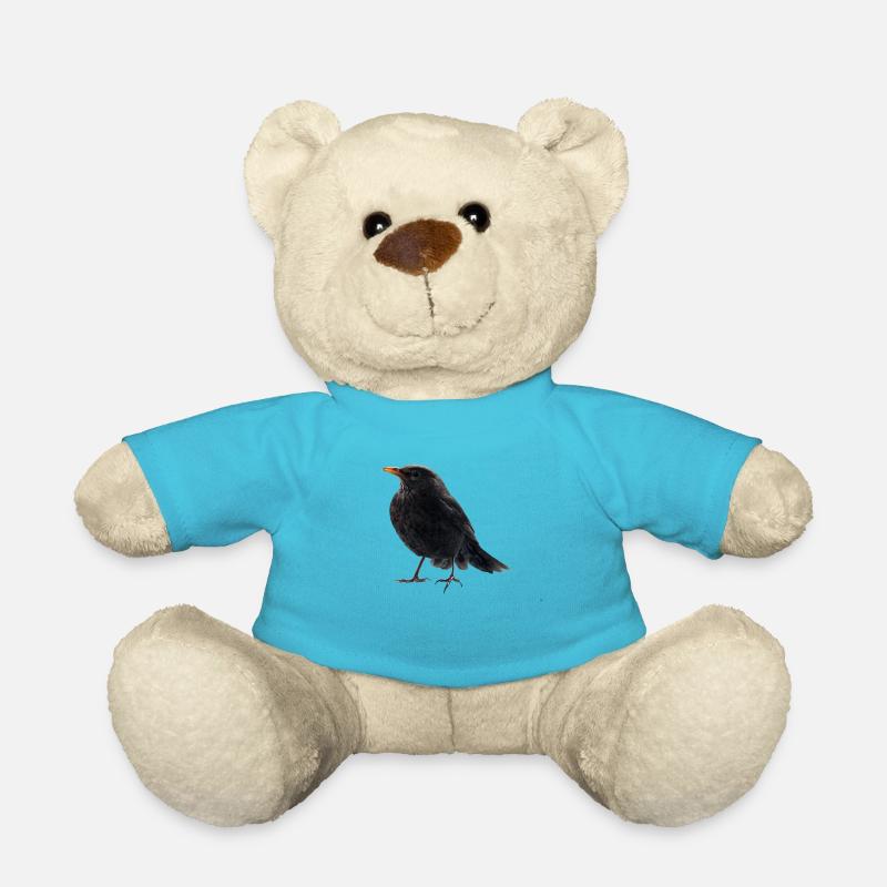Amsel Drossel - Teddy - Atollblau