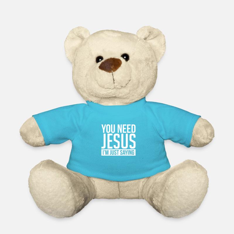 Jesus Christus - Teddy - Atollblau