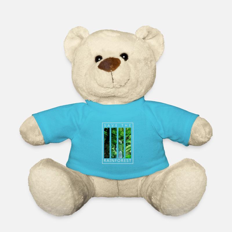 Rette den Regenwald - Teddy - Atollblau