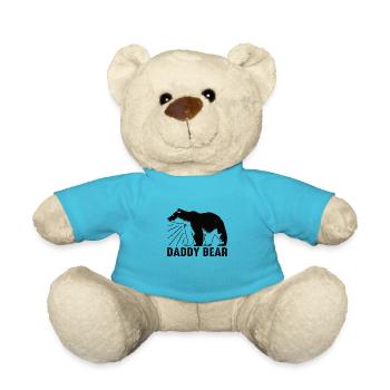 Father's Day Bear Father Proud Father Best Dad Daddy - Teddy Bear - atoll blue - Front