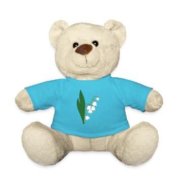 muguet fleur - Nounours - bleu outremer - Devant