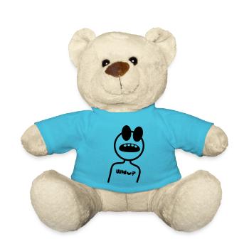 WHY - Strichmännchen - Teddy - Atollblau - Vorne