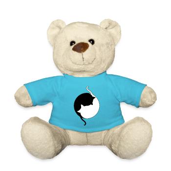 Katze Yin und Yang - Teddy - Atollblau - Vorne