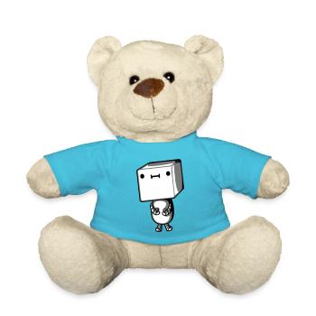 Mignon petit robot - Nounours - bleu outremer - Devant