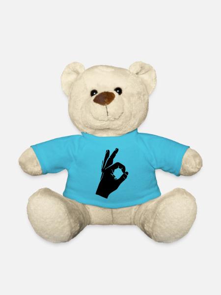 Reingeguckt - Teddy - Atollblau