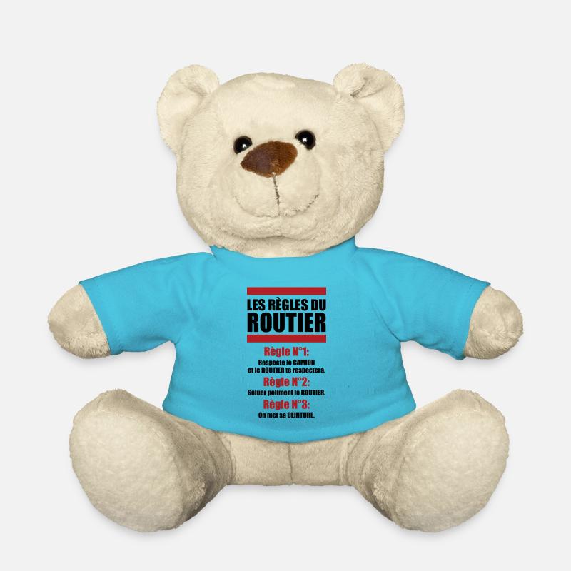 les règles du routier - Nounours - bleu outremer
