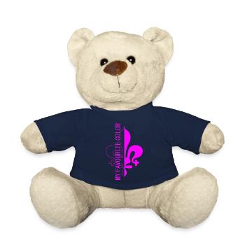 Meine Lieblingsfarbe, mein Lila - Teddy - French Navy - Vorne