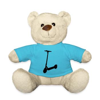 Scooter électrique scooter scooter - Nounours - bleu outremer - Devant