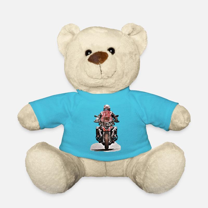 GS Motorradfahrer - Teddy - Atollblau
