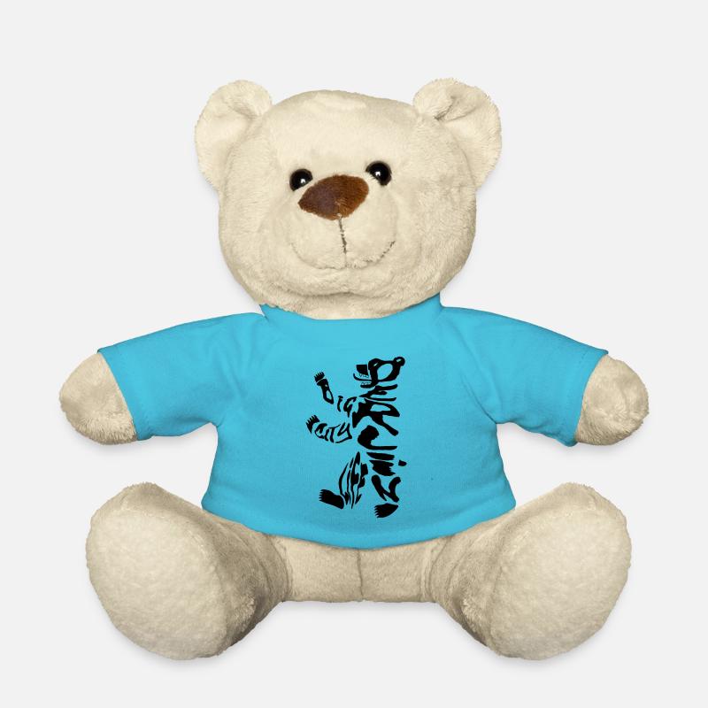 Berlin Bear 2 - Teddy Bear - atoll blue