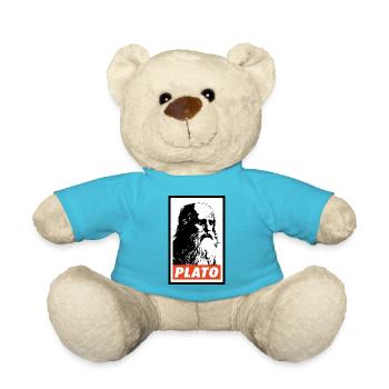 Plato - Teddy Bear - atoll blue - Front