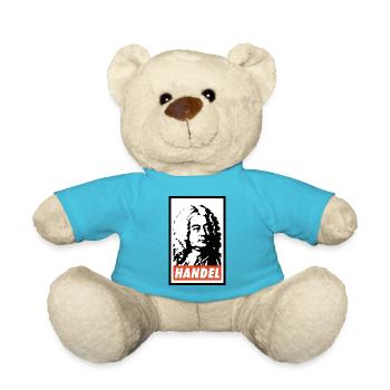 Georg Friedrich Handel - Teddy Bear - atoll blue - Front