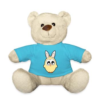 Poussin Lapin Kaninchen Küken Osterpasteten - Teddy - Atollblau - Vorne