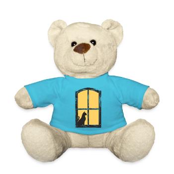 Katze - Teddy - Atollblau - Vorne
